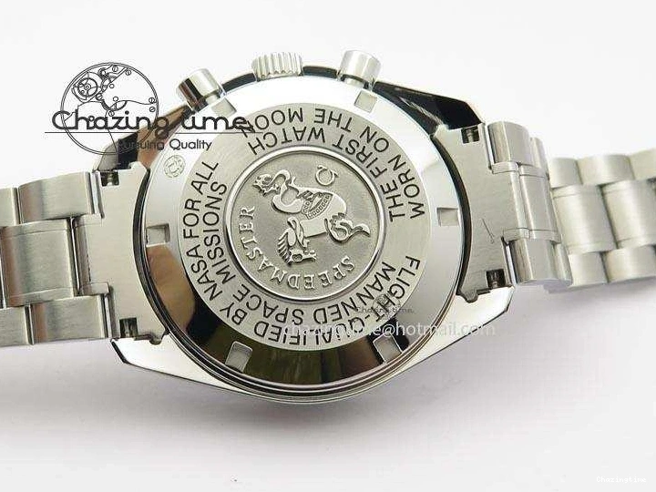 0516 Refined Speedmaster 50th Anniversary Black Dial On SS Bracelet 8232